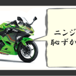 ニンジャ250 恥ずかしい